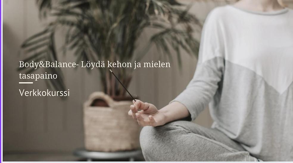 Body & Balance- Löydä kehon ja mielen tasapaino by MindYourBody Wellness